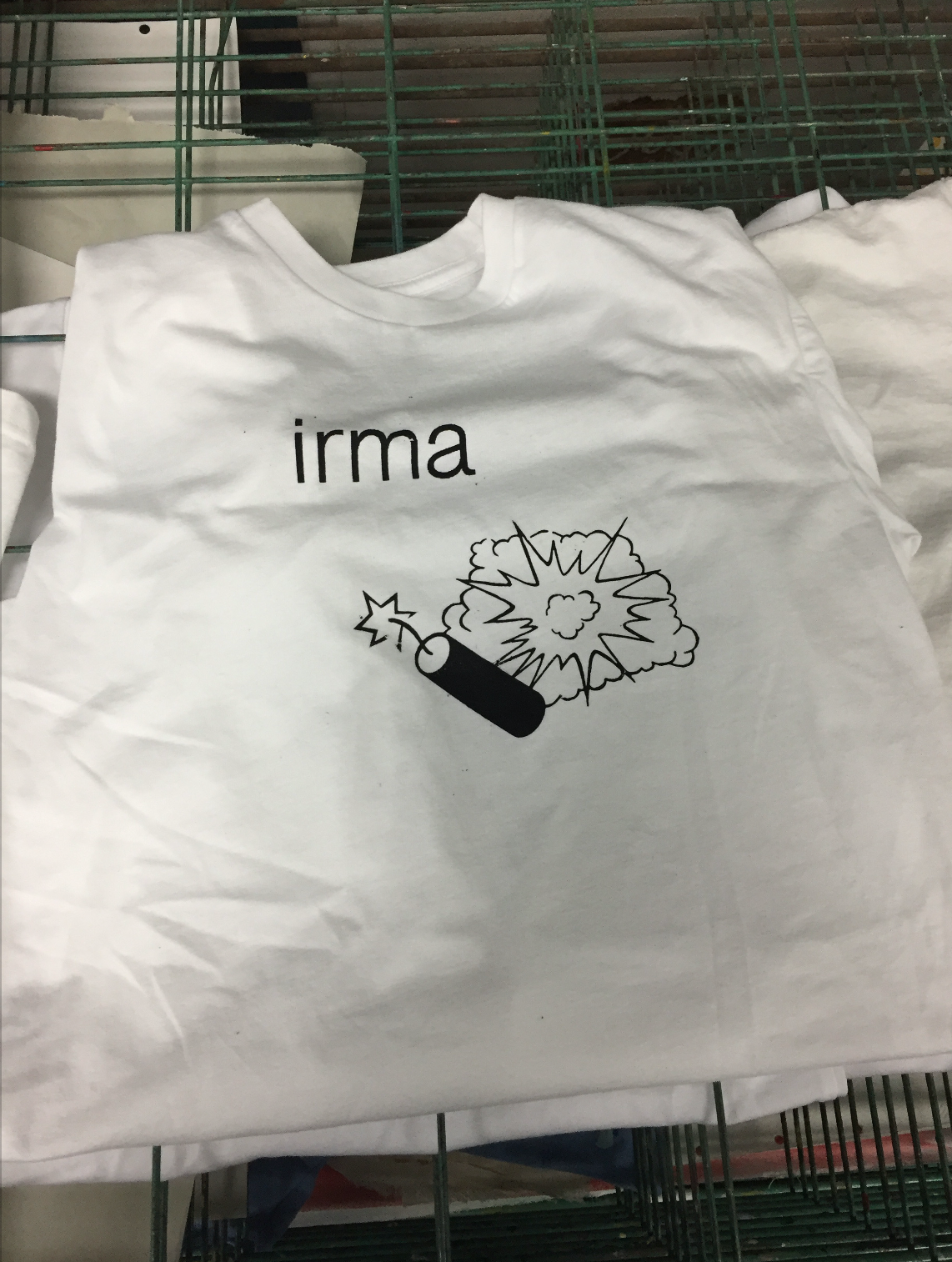irma boom fan tshirt