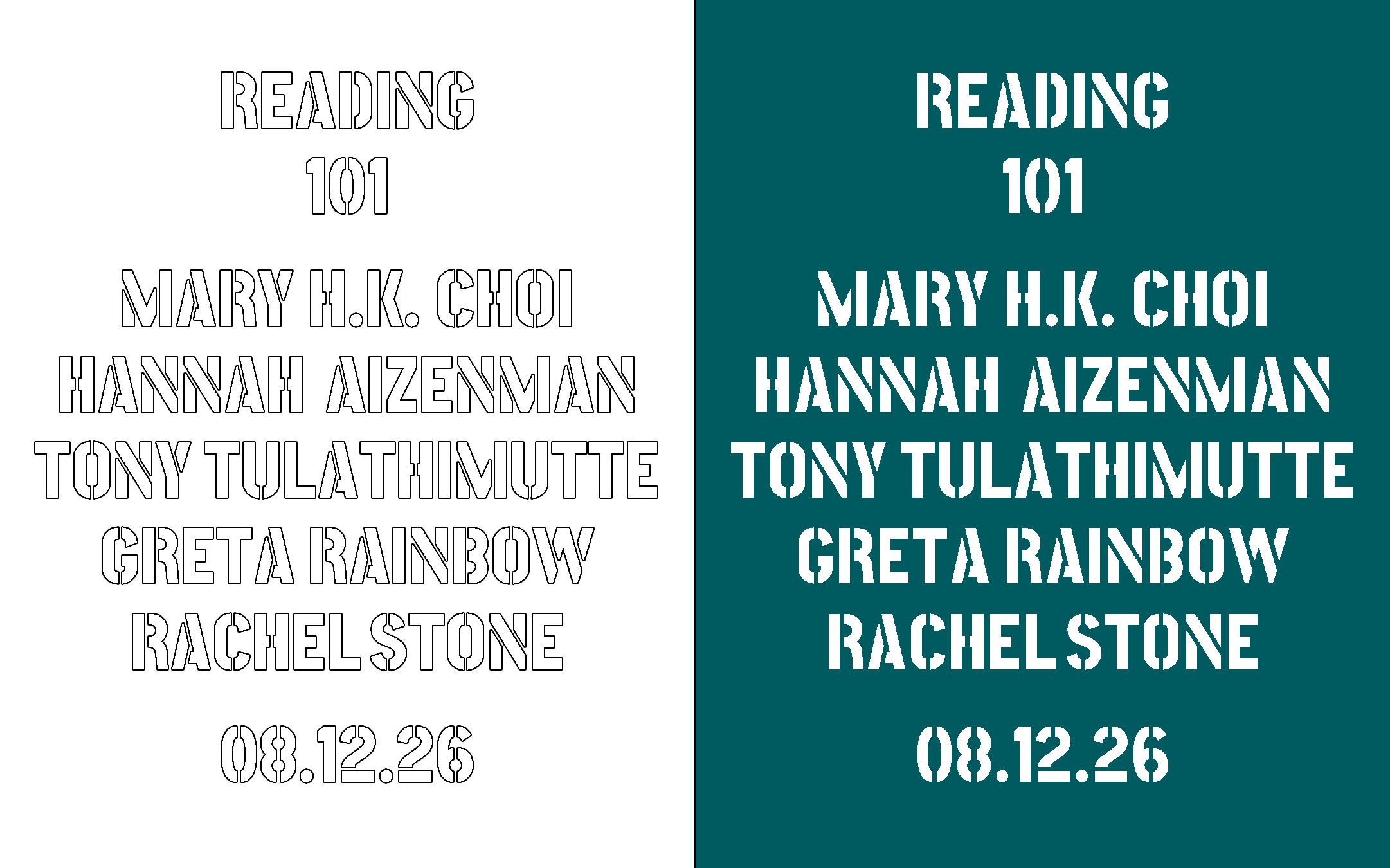 ongoing program identity, Reading 101